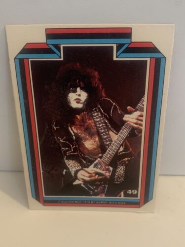 KISS PAUL STANLEY NO. 49 AUCOIN MGT 1978 CARD - Picture 1 of 2