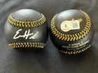 Emerson Hancock Seattle Mariners Auto Signed Black Baseball Beckett WITNESS COA