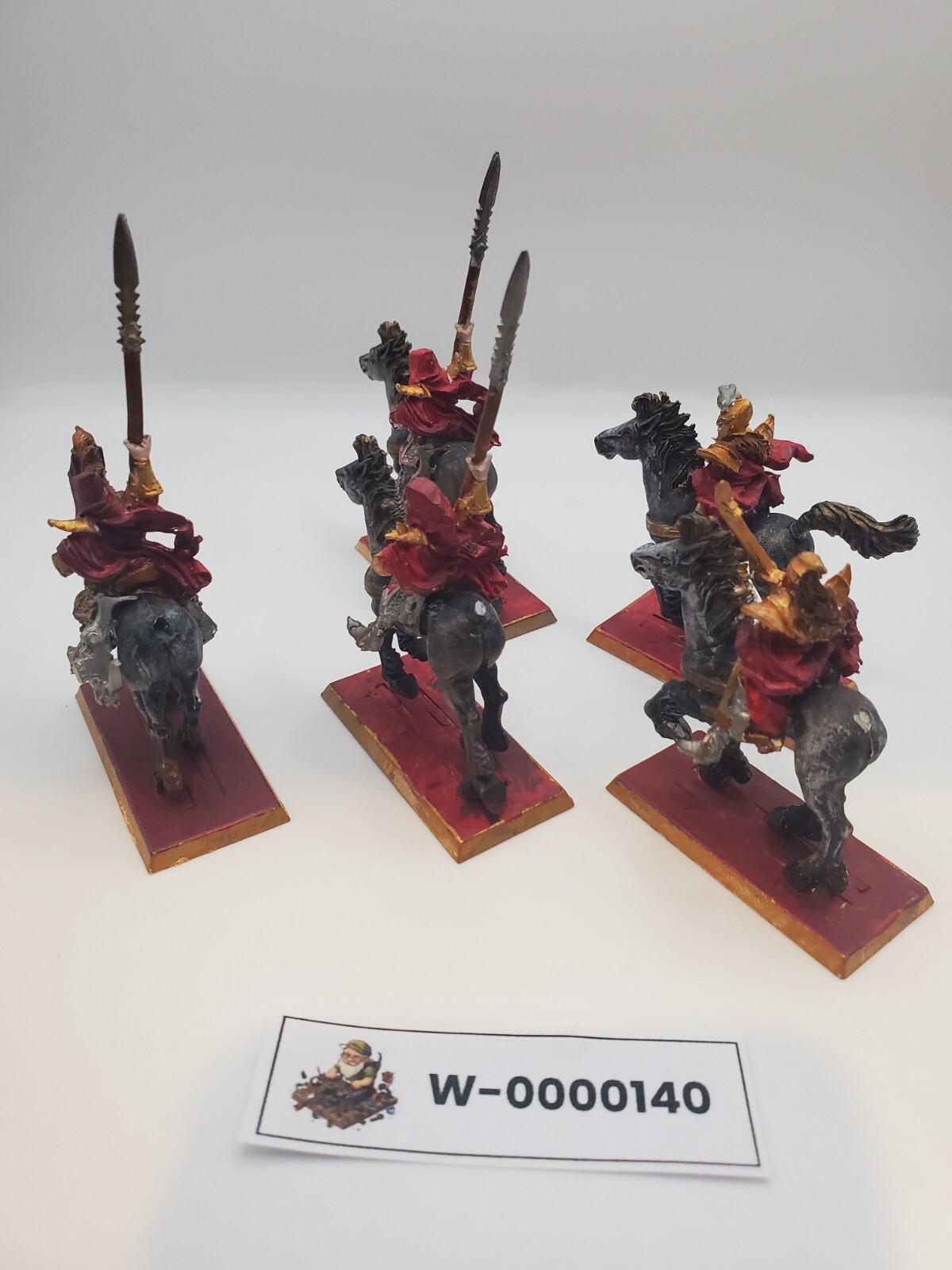 5x Cavaliers Noirs Elfe Noir Warhammer OOP - Bon état - Occasion