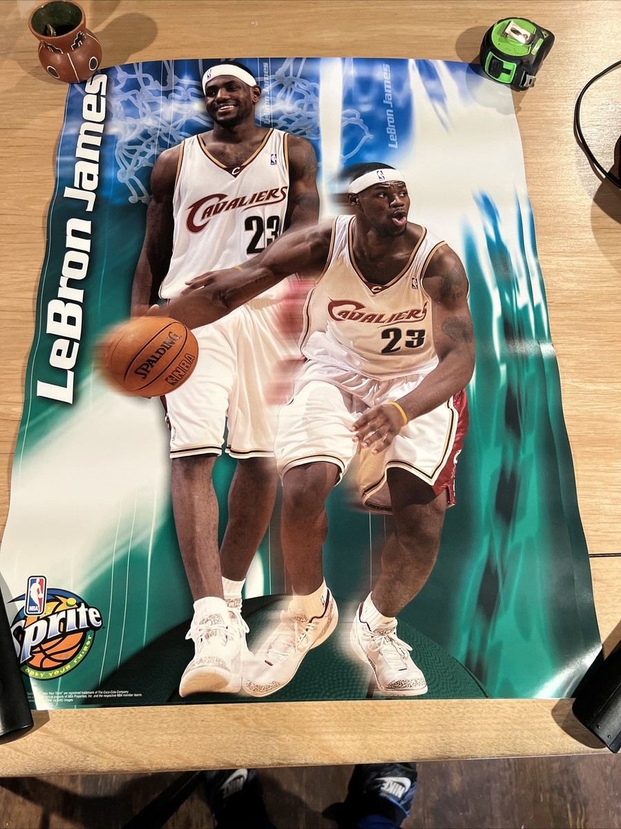 Lebron James Poster 2004 2nd year Sprite poster | eBay