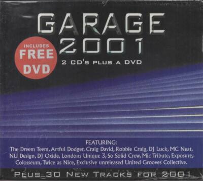 Garage 2001 2CD & DVD NEU The Dreem Teem Craig David MC Neat DJ Oxide NUDesign