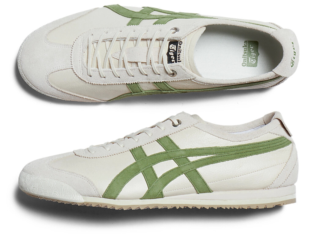 Onitsuka Tiger スニーカー ホワイト/グリーン Onitsuka Tiger MEXICO 66 SD 1183C015 201 BIRCH GREEN Unisex