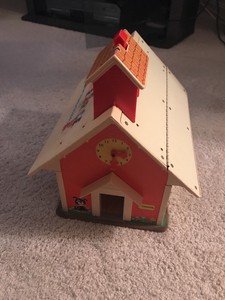 Fisher Price Vintage Little People Play Family Nursery School 929