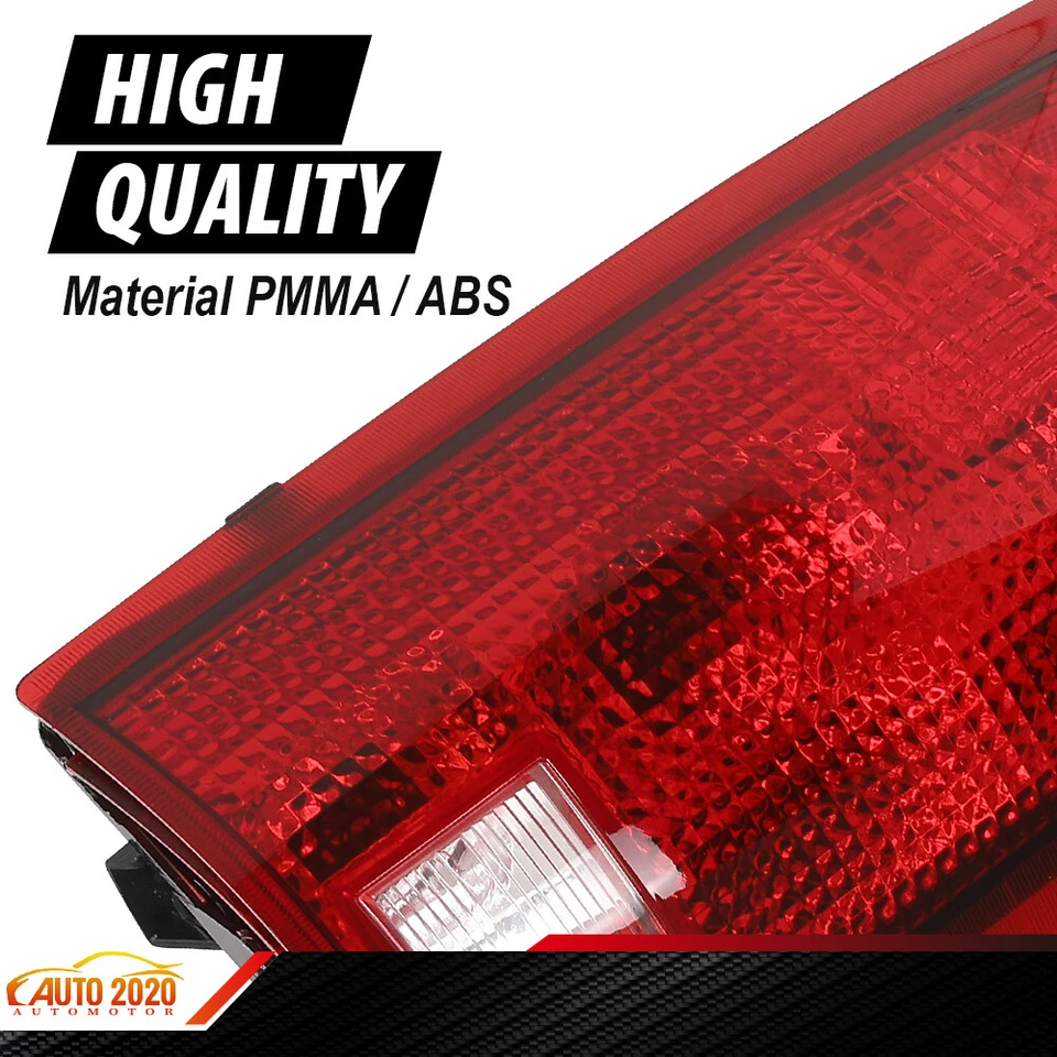 Set of 2 Tail Light Fit For 88-98 Chevy K1500 Silverado LH & RH w/ Bulb - Image 4 of 4