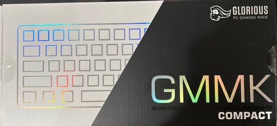 Glorious GMMK Compact Prebuilt Gaming Keyboard White