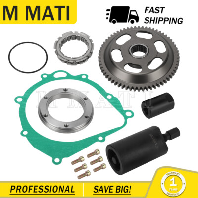 Starter Clutch Bearing Sprag & Idler Gear & Gasket Kit For Suzuki