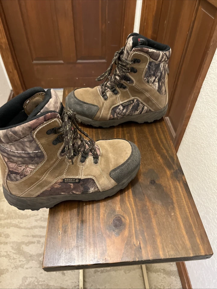 ROCKY Kids 7" Boots 5.5M Youth Hunting Waterproof Brown Insulated Water Resist - Image 4 of 4