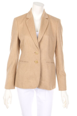 Elégance Paris Blazer Camel Hair D 38 caramel