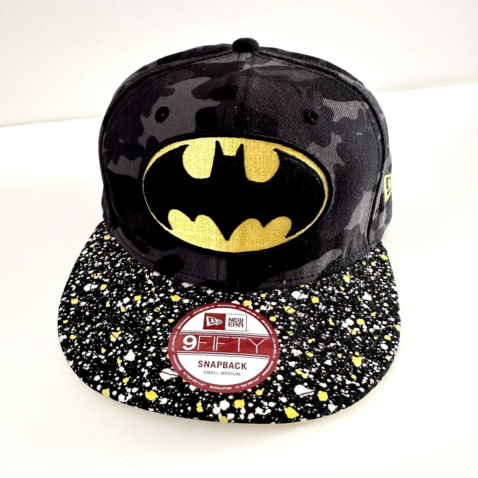 New Era 9Fifty Batman Camo Small Medium Snapback Cap NEW (Other)
