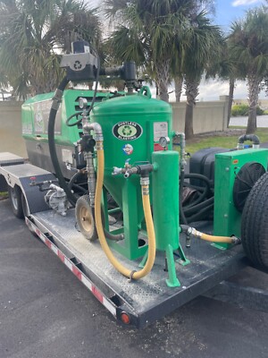mobile sandblasting unit