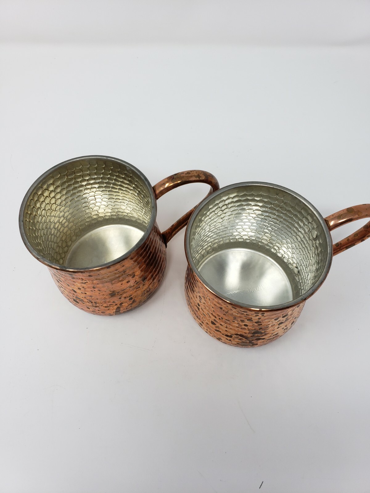 Williams Sonoma Hammered Copper "Moscow Mule" Mugs (Set of 2) eBay