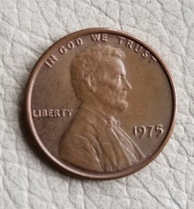 1975 Lincoln Memorial Cent Philadelphia Mint