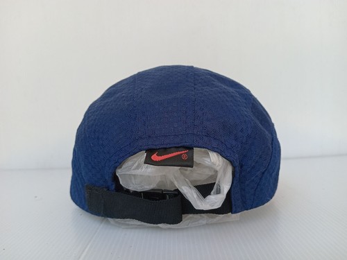 Vtg. 6 Panel Nike TAILWIND Hat Cap Navy Colorful Full Mesh White Swoosh - Picture 4 of 7