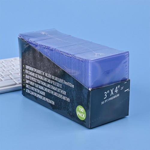 100Pcs 3 In X 4 In Card Sleeves 35 PT Baseball Card Protector for Trading Card - Zdjęcie 15 z 18