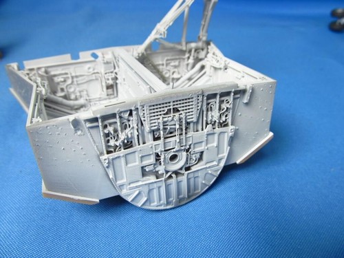 Engranajes de aterrizaje B-1B Lancer, bahías de ruedas, ruedas 1:48 para kit de modelo de avión Revell - Imagen 17 de 21
