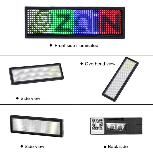 APP Programmable Car LED Sign Colorful Scrolling Message Display Board Screen - Picture 25 of 27