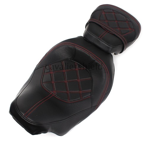 Asiento de pasajero conductor 3 tipos apto para Harley CVO Road Glide FLTR 2009-21 - Imagen 4 de 15