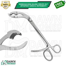 Verbrugge Bone Holding Forceps 10.5" Surgical Orthopedic Instrument German Grade
