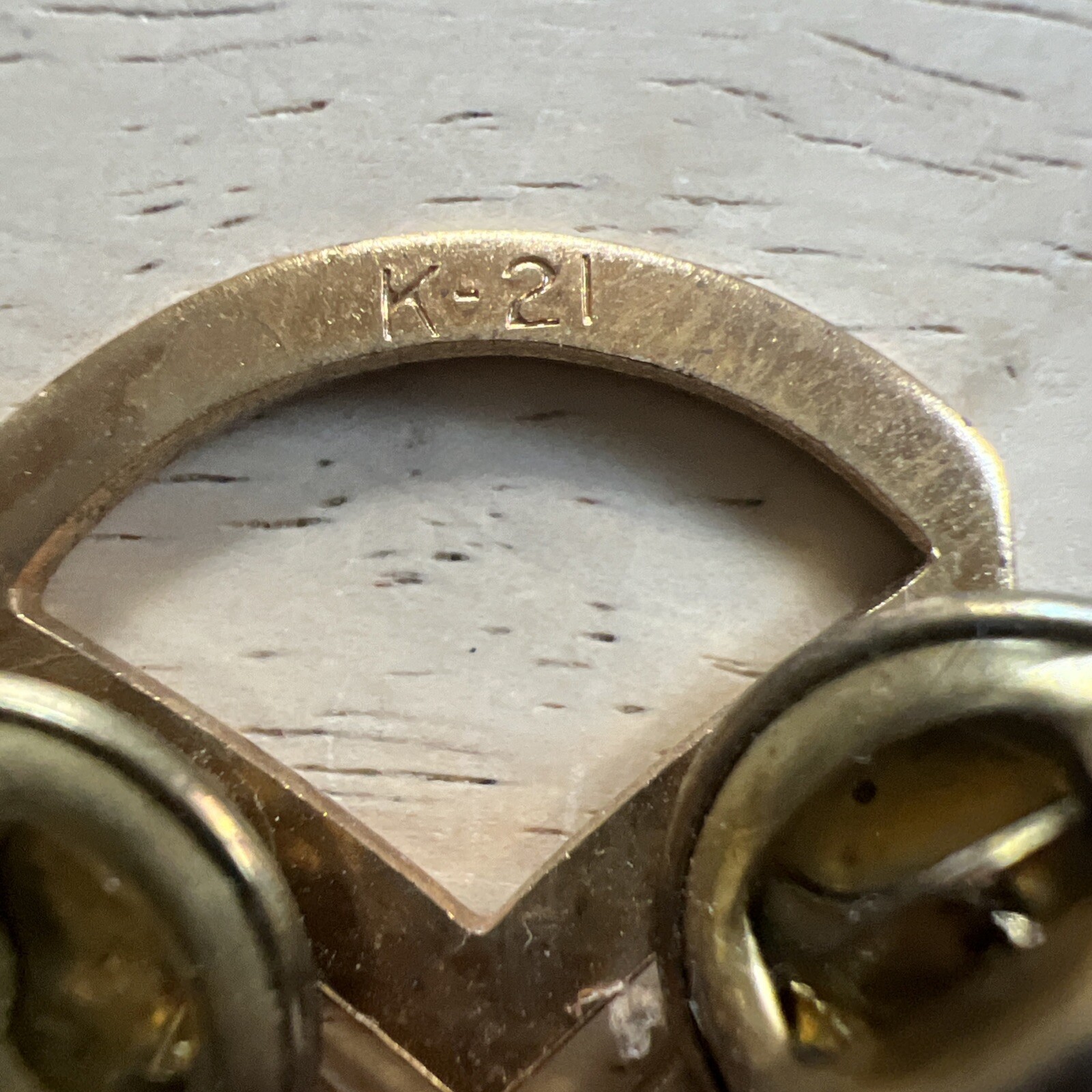 Vintage Military Army Sargent Stripes Pins