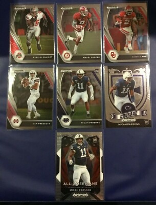2021 Prizm Draft Picks DALLAS COWBOYS Complete Team Set 7 PARSONS $$ HOT LOOK !!