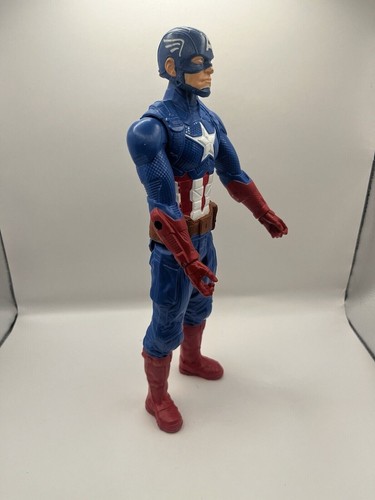 Marvel Captain America Giocattolo 12” 30cm Action Figure 2018 Giocattoli da Collezione - Foto 3 di 10