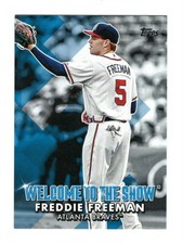 Freddie Freeman Insert 2022 Topps Welcome to the Show #WTTS15 Baseball Card