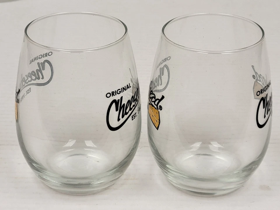 Copa de vino sin tallo CHEESEHEAD™, NUEVA (juego de 2) Foto 2 de 4