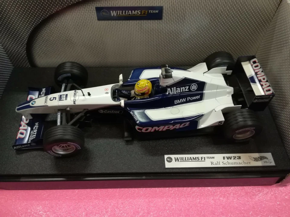 WILLIAMS F1 FW23 RALF SCHUMACHER 1:18 HOT WHEELS - Immagine 2 di 4