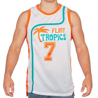 Adult Flint Tropics Basketball Halloween Cosplay Costume Jersey