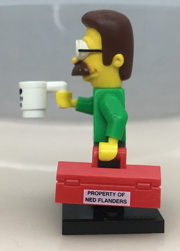 LEGO ® Minifigura objeto de colección Simpsons Ned Flanders - colsim-7 sim013 - Imagen 3 de 18