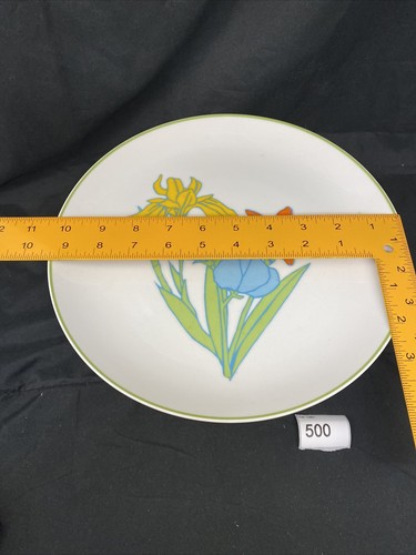 Toscany Japan CURACAO Floral Cake Plate - Picture 5 of 7