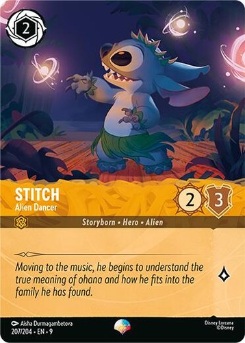 Stitch - Alien Dancer (Epic) - Near Mint Holofoil Lorcana