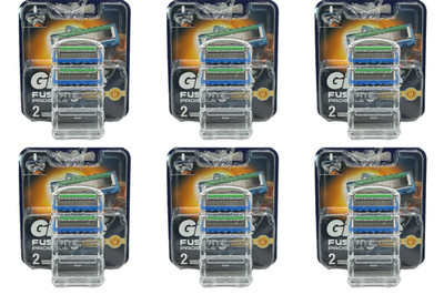 Gillette Fusion5 ProGlide Power Refill Cartridges 6 Pack Blade Bundle