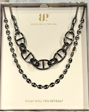 Bomb Party Summer Luxe Layers "Dreaming Of You" Clear Cz on Hematite Pig Nose 