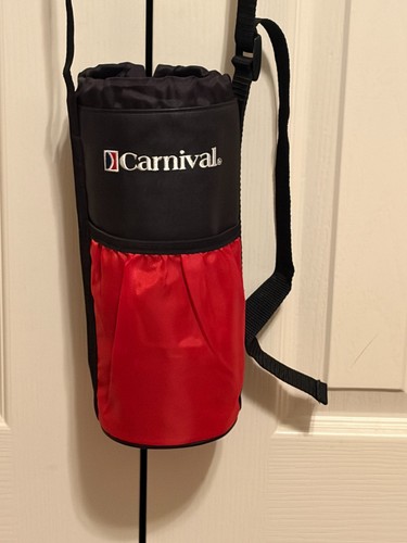 Carnival Cruise Insulated Bottle Holder Holds 1.5 Liter Bottle NICE!!