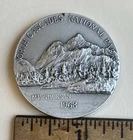 1972 NORTH CASCADES: National Parks Centennial: .999 Pure Silver Medal, 33gr.