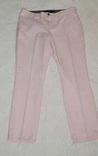 Tommy Hilfiger Womens Pink Slim Straight Pants Size 4 Stretch Cotton