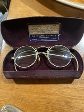 Etched Gold Tone Vintage Etched Oval Glasses Frames