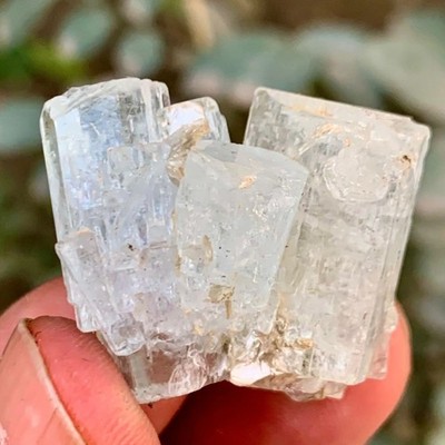 108 CT Double Terminated Natural Aquamarine Crystals bunch @ Skardu Pakistan