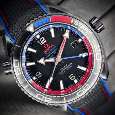 OMEGA SEAMASTER PLANET OCEAN 600M GMT | REF. 215.92.46.22.01.004 | BOX & PAPERS