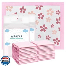 25 Pack Disposable Pads Changing Pads for Baby, Incontinence Care Soft Breath