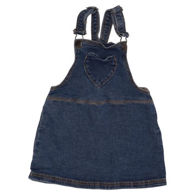 Kuniboo, Latzkleid, Größe: 86/92, Blau, Baumwolle/Elasthan, Einfarbig #qDZ