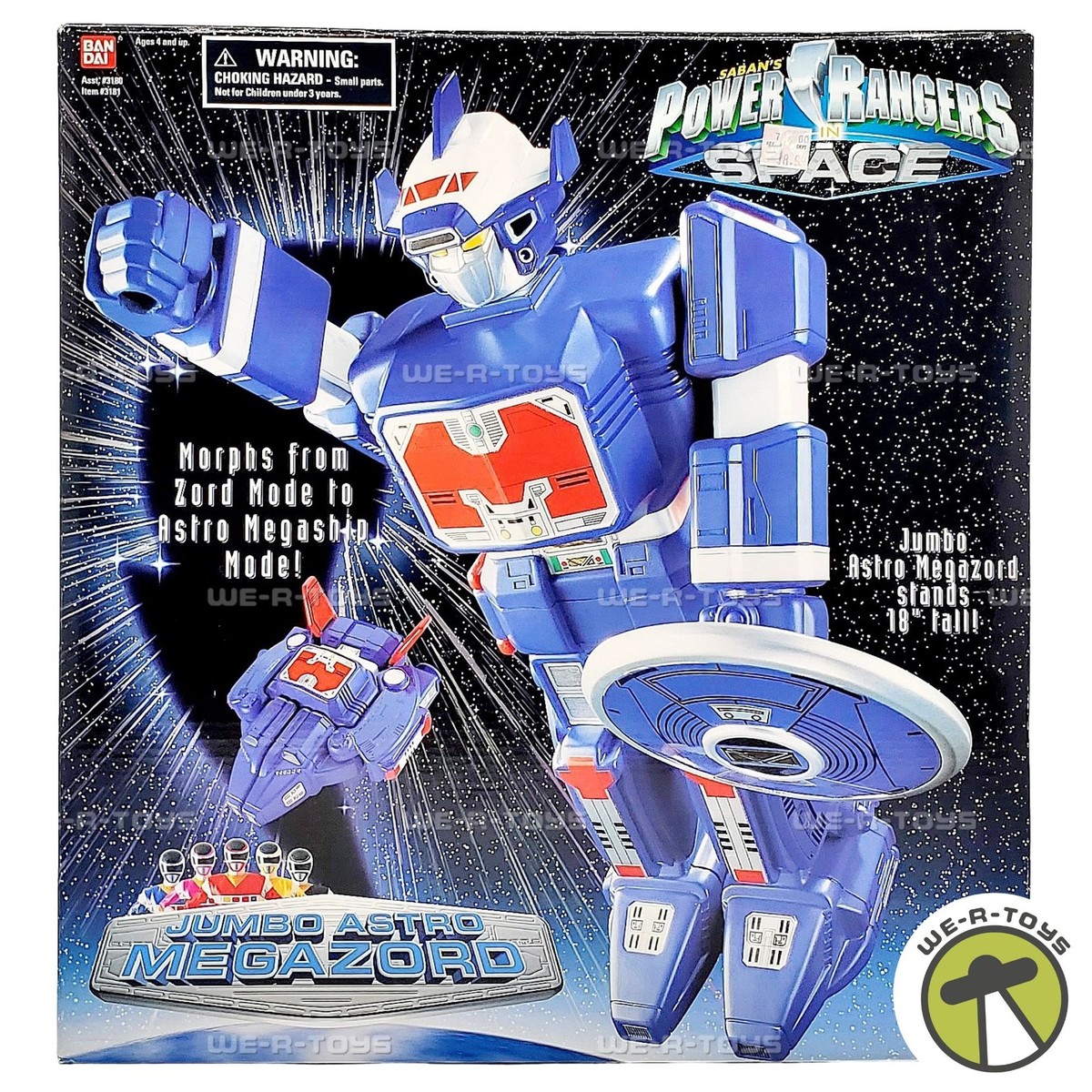 Power Rangers in Space Jumbo Astro Mega Zord Action Figure 1997