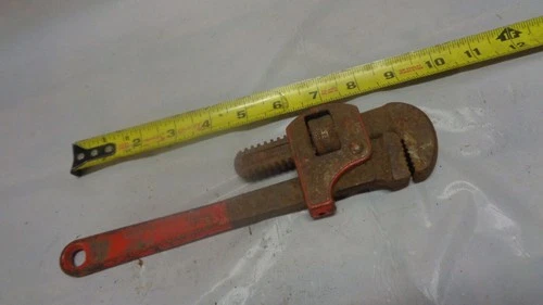 Vintage 10" Pipe Wrench - Made in USA