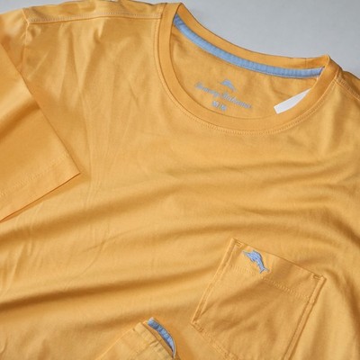 Tommy Bahama T Tee Shirt Bali Skyline Crew Neck Marlin Orange Sorbet SS Medium M