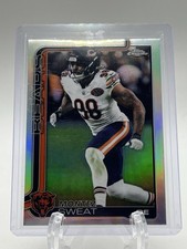 2025 Topps Chrome Football Montez Sweat Refractor #56 Chicago Bears