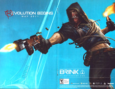 2011 Brink The Video Game ZeniMax Bethesda Softworks PRINT AD - PS3 XBOX 360 PC