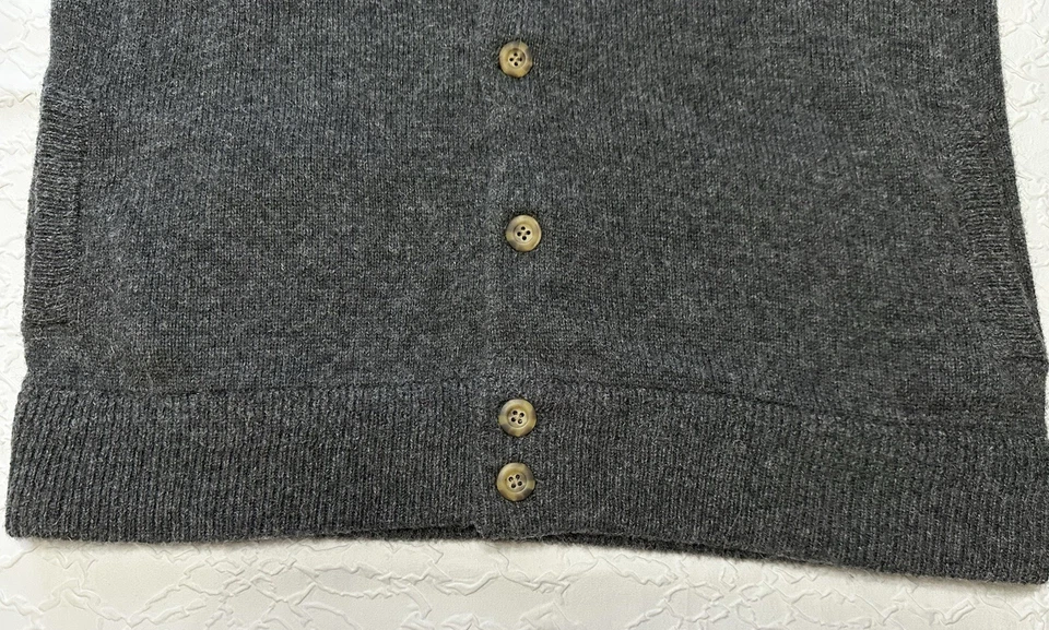 Pendleton Mens Large 100% Shetland Wool Cardigan Full Button-Up Sweater Gray - Image 3 of 4