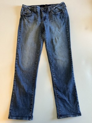 Refuge Jeans Co Distressed Medium Wash Straight Leg Denim Jeans Size 11 Short