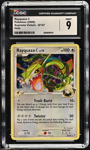 Rayquaza C graded CGC 9 for sale on eBay